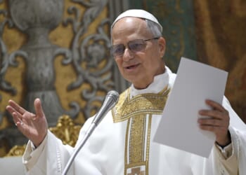 Pope Leo XIV smiling
