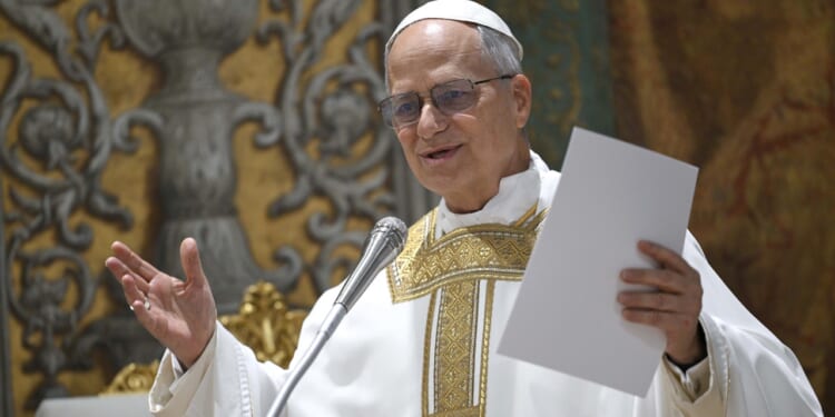 Pope Leo XIV smiling