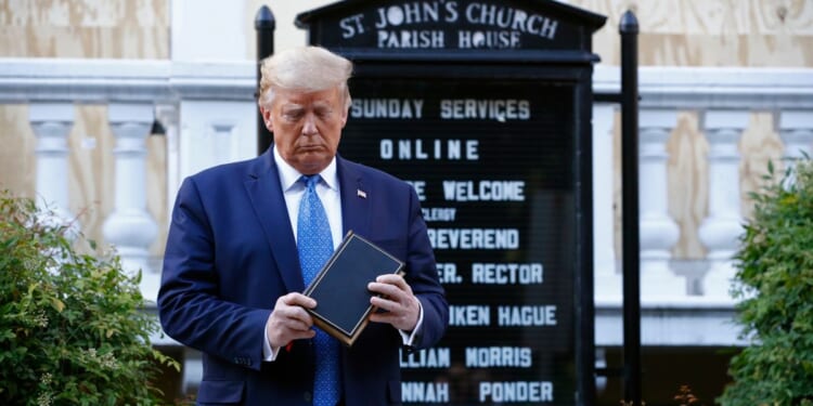Trump turning tables on Biden-era anti-Christianity