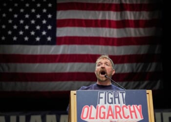 Platner, Senate Democrats heckled by protesters over Maine candidate’s KiK account