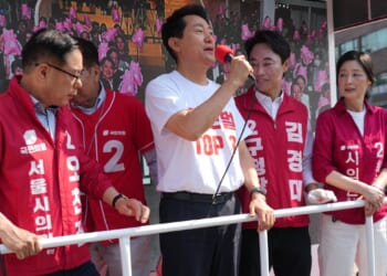 South Koreans vote in local elections seen as a gauge of support after President Lee’s first year