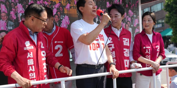 South Koreans vote in local elections seen as a gauge of support after President Lee’s first year