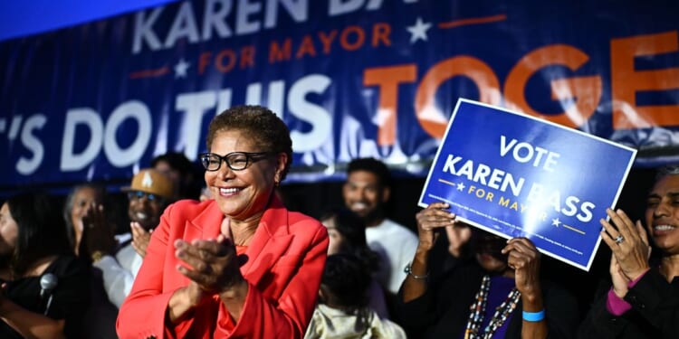 Los Angeles Mayor Karen Bass advances to November runoff as she seeks second term