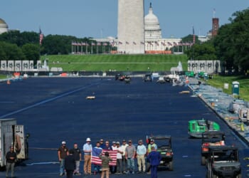 Trump says Reflecting Pool work is done and it’s set to be filled with water