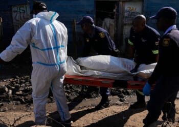 Mass shooting leaves 12 dead and at least 9 hurt in an impoverished South Africa community