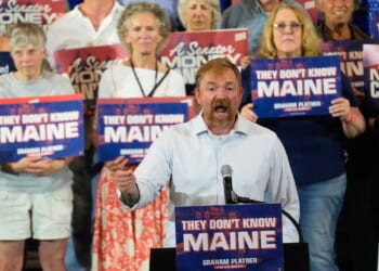 Trump accuses Democrats of hypocrisy on Platner, despite questions about his own conduct