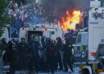 German broadcaster accuses Elon Musk, Tommy Robinson of inciting Belfast riot