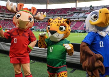 Peru police disguised as World Cup mascots arrest a suspected drug dealer in Lima