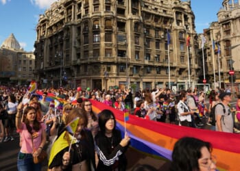 Tens of thousands join Pride marches in Romania, Bulgaria to call for equality