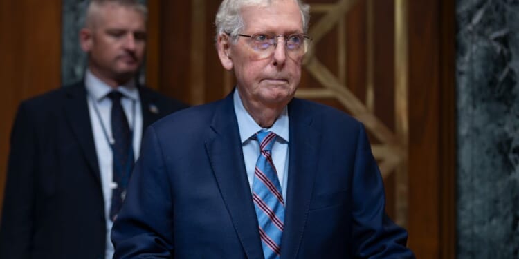 Former Senate leader Mitch McConnell is in the hospital, but little more information is known