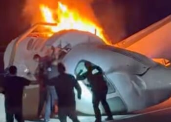 1 killed when small airplane crashes on Texas highway. People leave vehicles to try to help