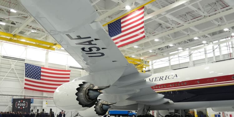 Trump shows off newly refurbished Qatar-donated Air Force One jet