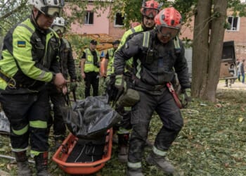 Russia strikes an apartment block in Ukraine’s Kharkiv city, killing 1