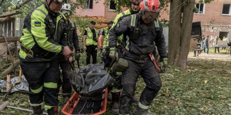 Russia strikes an apartment block in Ukraine’s Kharkiv city, killing 1