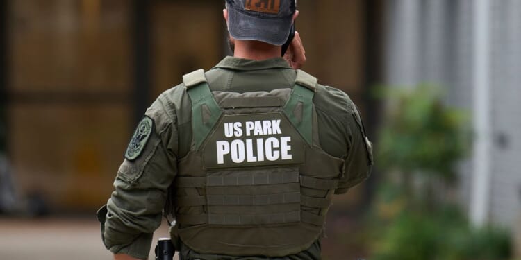 Two injured after being struck by fallen display at Lincoln Memorial Plaza