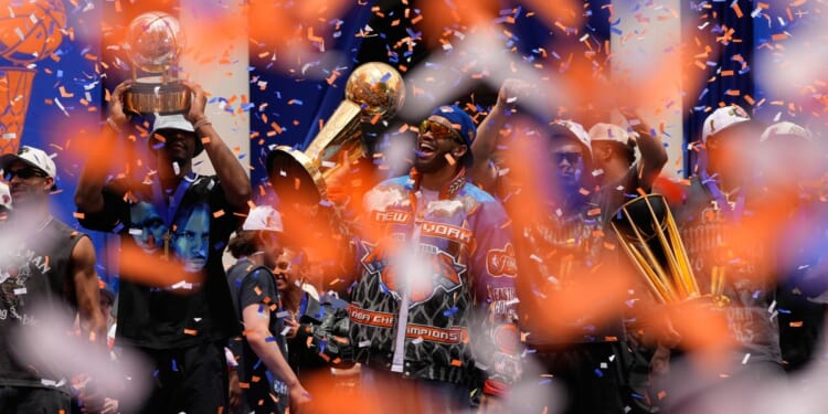 JPMorgan Chase fires executive who dumped trash, stole bin at Knicks championship parade