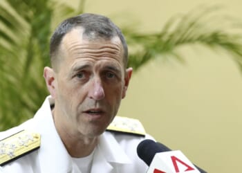 Retired Adm. John Richardson says U.S. technology can counter China’s larger fleet