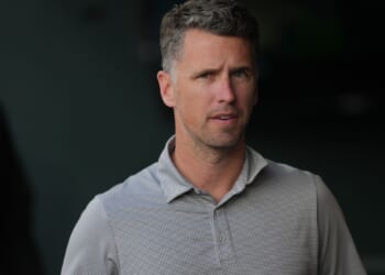 Giants president of baseball operations stonewalls reporters on Pride Night controversy