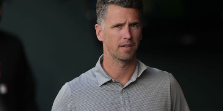 Giants president of baseball operations stonewalls reporters on Pride Night controversy