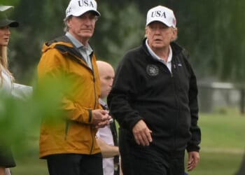 Trump says his renovation plans for a golf course will have Washington hosting a ‘major’ tournament