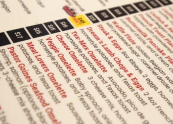 California requires major restaurant chains to disclose menu allergens starting Tuesday