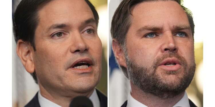 Vance and Rubio take different approaches as Iran tests their 2028 prospects