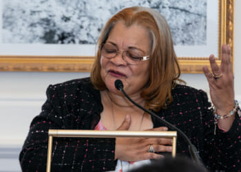Rep. Jasmine Crockett mocked Alveda King, and King said Crockett suggested she was a "bastard" of the family.