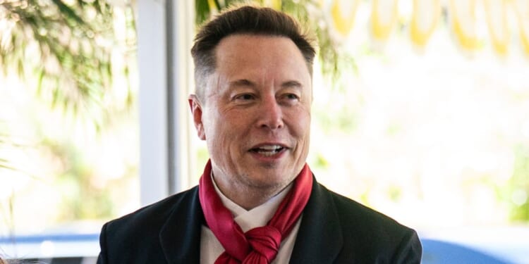 Elon Musk, seen in a February photo, became the world's first trillionaire this week.