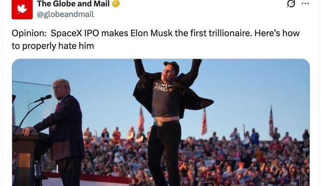 Elon Musk Is Not Actually a Trillionaire in the Way Democrats Want You to Believe – HotAir