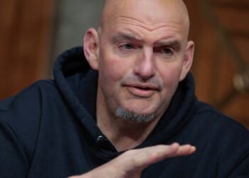 Democratic U.S. Senator John Fetterman speaks during a hearing in the Dirksen Senate Office Building on Capitol Hill in Washington on March 19, 2026.