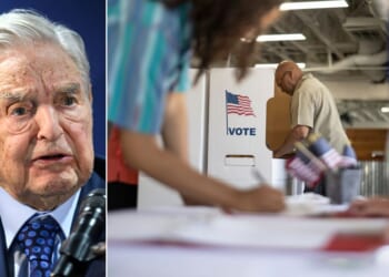 The Republican State Leadership Committee is launching an election integrity initiative to counter some of the damage done by a program sponsored by billionaire leftist George Soros, seen in a 2022 photo.