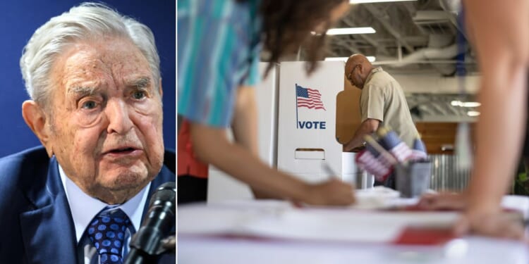 The Republican State Leadership Committee is launching an election integrity initiative to counter some of the damage done by a program sponsored by billionaire leftist George Soros, seen in a 2022 photo.