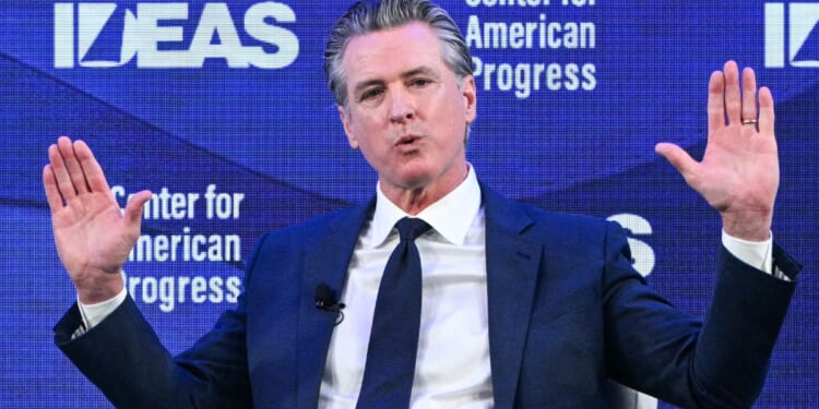 California Gov. Gavin Newsom proclaimed - seriously - that mainstream television news outlets fawn all over President Donald Trump.