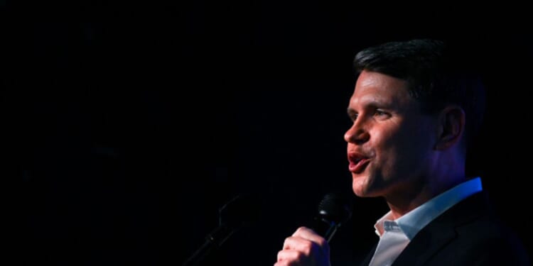 James Talarico makes a campaign stop in San Antonio, Texas on May 29, 2026.