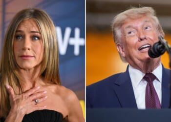 Reports indicate Jennifer Aniston and other celebrities may have used improper addresses for their voter registrations.