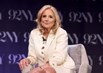 Dr. Jill Biden attends "Jill Biden in Conversation With Whoopi Goldberg: View From The East Wing" at 92NY on June 2, 2026, in New York City.