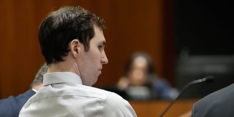 Tyler Robinson, accused in the fatal shooting of Charlie Kirk, appears during a hearing in 4th District Court on June 12, 2026, in Provo, Utah.