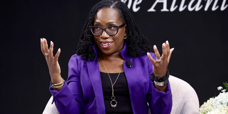 Supreme Court Justice Ketanji Brown Jackson tried to pull a fast one on the American people on the issue of men in women's sports and transgender ideology