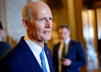 Rick Scott in the United States Capitol.