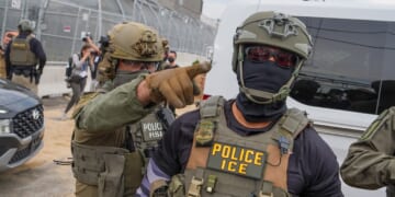 Two ICE agents
