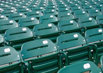 Stadium seating.