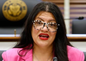 Rep. Rashida Tlaib, a Michigan Democrat, defended the antifa terrorists who tried to kill a police officer while attacking a Texas immigration facility.