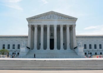 Exterior view of the U.S. Supreme Court Building on June 22, 2026, in Washington, D.C.