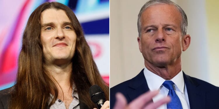 The South Dakota Republican Party Chairman posted an apology to Scott Pressler, left, after Pressler was barred from a dinner Thursday at the state's GOP convention, allegedly at the request of Senate Majority Leader John Thune, who was speaking at the event.