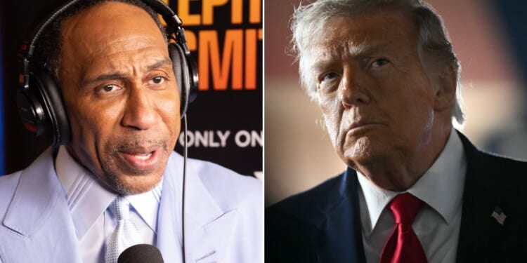 ESPN personality Stephen A. Smith fired back at President Donald Trump after the president took a verbal jab at him.