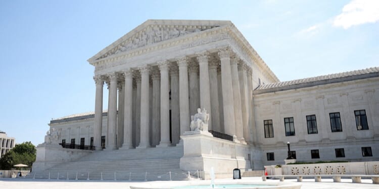 The U.S. Supreme Court building is pictured in a file photo last week.
