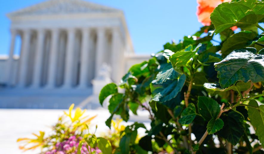 The U.S. Supreme Court is seen Tuesday, June 2, 2026, in Washington. (AP Photo/Mariam Zuhaib)