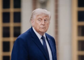 President Donald Trump on his arrival ahead of a dinner with the President of the French Republic and his wife, organized to celebrate the 250th anniversary of the independence of the United States at the Chateau de Versailles in France on June 17, 2026.