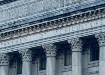 A view of the U.S. Department of Agriculture.