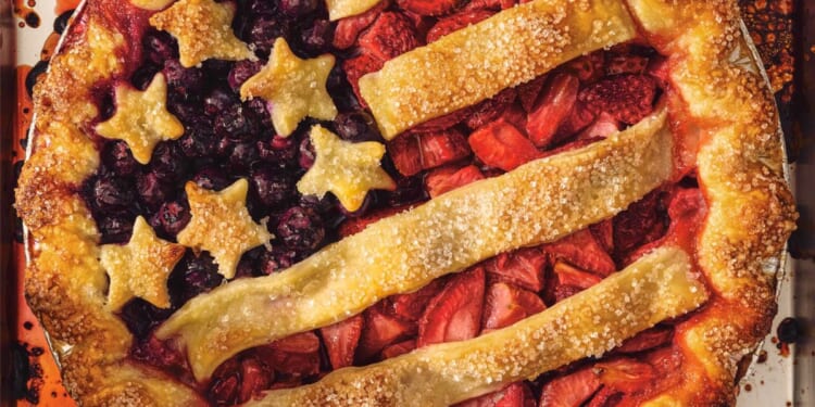 This Stars and Stripes Pie is designed to wow on the Fourth of July